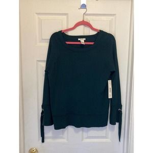 Large Isela sweater for women - Hunter Green NWT